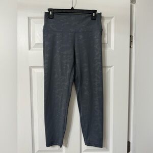 Zyia Gray Battleship Camo Luxe Hi-Rise 7/8 (24”)